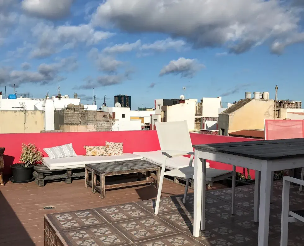 Terrasse du logement à Gran Canaria